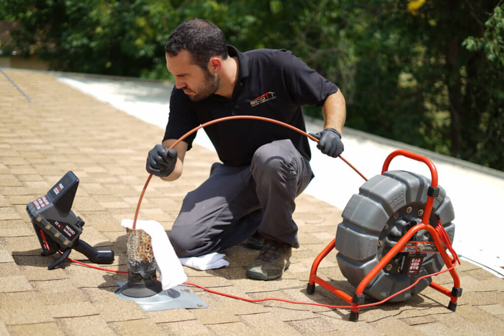 Sewer Scope Performed On Roof