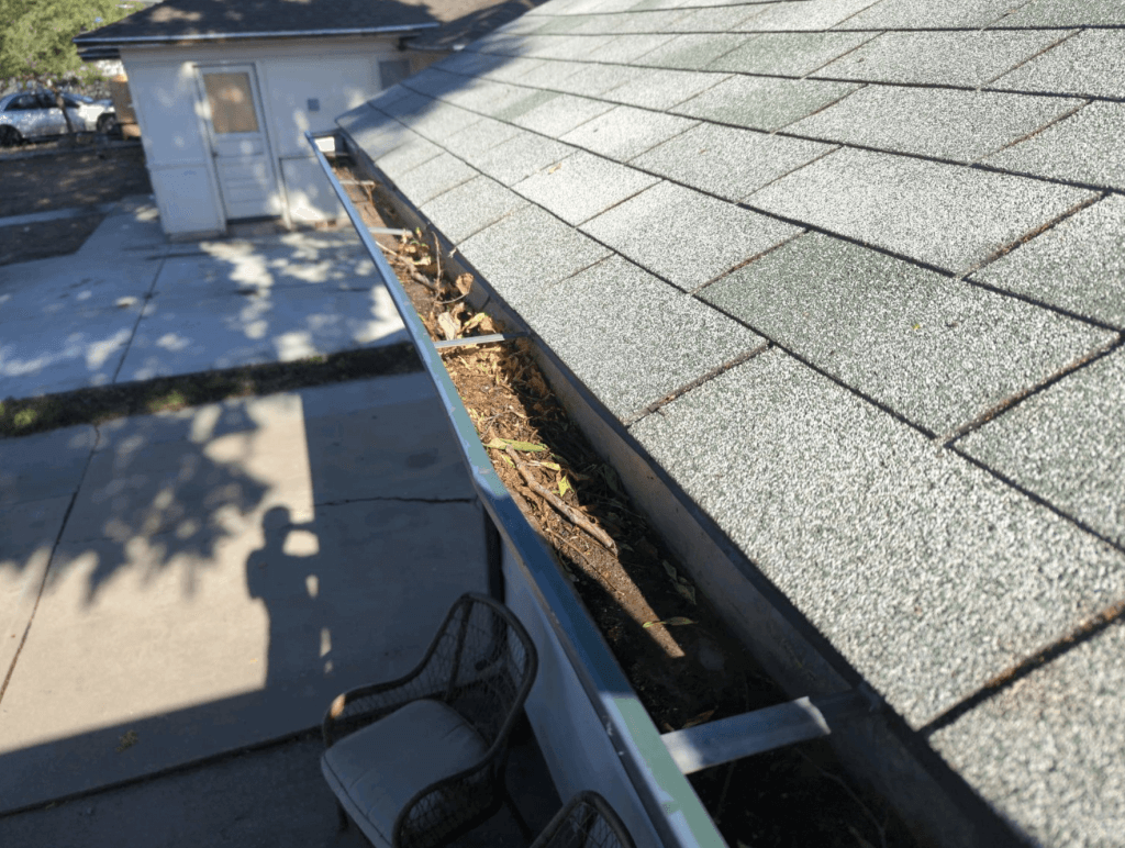 clogged gutters
