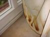 Curtains touching electric baseboard heater  Fire Hazard !